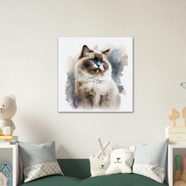 Ragdoll Cat Artwork :  Feline Elegance Ragdoll Cat Artwork : Feline Elegance