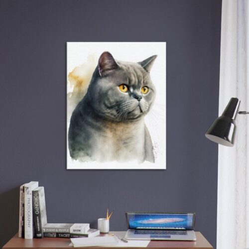 British Shorthair Prints : "Garden Explorer" British Shorthair Prints : "Garden Explorer"