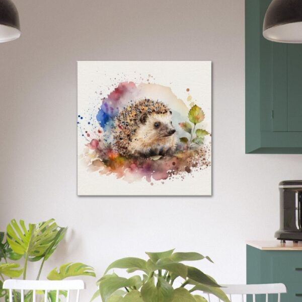 Wildlife Wonder: A Hedgehog Watercolour Art