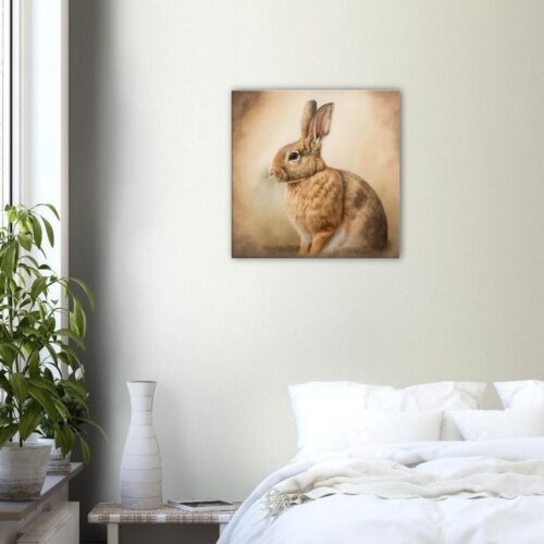 Rabbit Watercolour Art : Hoppily Ever After Rabbit Watercolour Art : Hoppily Ever After