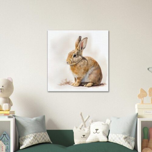 Rabbit Watercolour Art : Bunny Bliss Rabbit Watercolour Art : Bunny Bliss