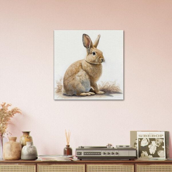 Rabbit Watercolour Art : Rabbit Run