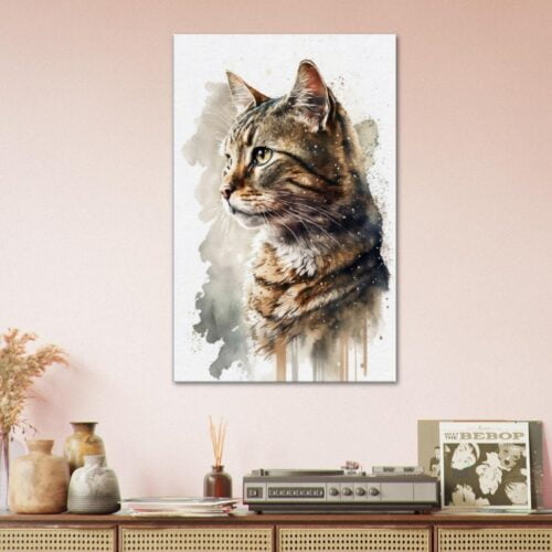 Tabby Cat Prints "Meow Masterpiece”