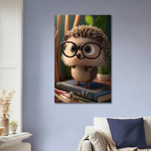 Digital Hedgehog Print :  Hedgie McPrickles Digital Hedgehog Print : Hedgie McPrickles