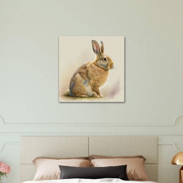 Rabbit Watercolour Art : Sweet Bunny Dreams Rabbit Watercolour Art : Sweet Bunny Dreams