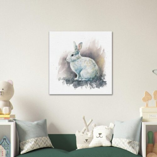 Rabbit Watercolour Art : Bunny Ears and Whiskers Rabbit Watercolour Art : Bunny Ears and Whiskers