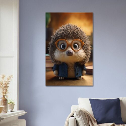 Digital Hedgehog Print :  "Hedgehog Hugger" Digital Hedgehog Print : "Hedgehog Hugger"