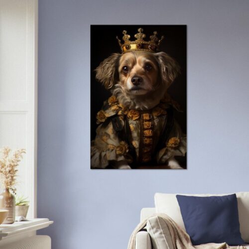 Royal Dog Pictures Canvas Print Royal Pooch #06