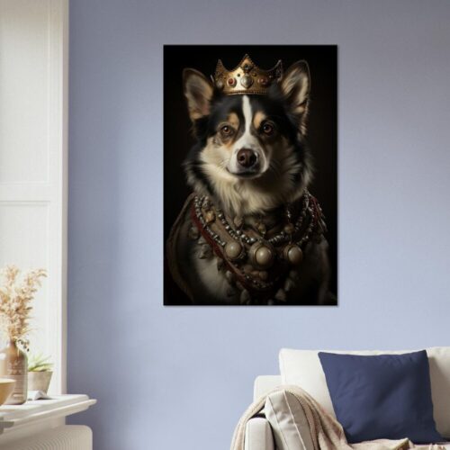 Royal Dog Pictures Canvas Print Royal Pooch #07