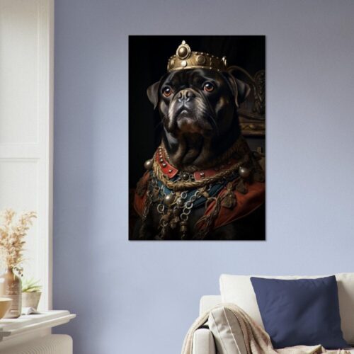 Royal Dog Pictures Canvas Print Royal Pooch #09