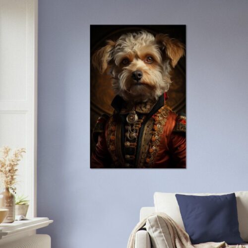 Royal Dog Pictures Canvas Print Royal Pooch #30