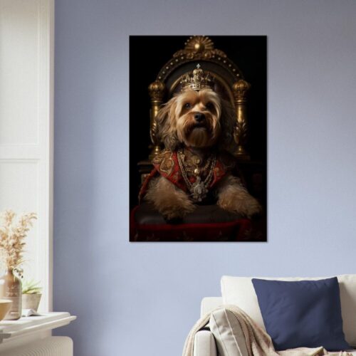 Royal Dog Pictures Canvas Print Royal Pooch #28