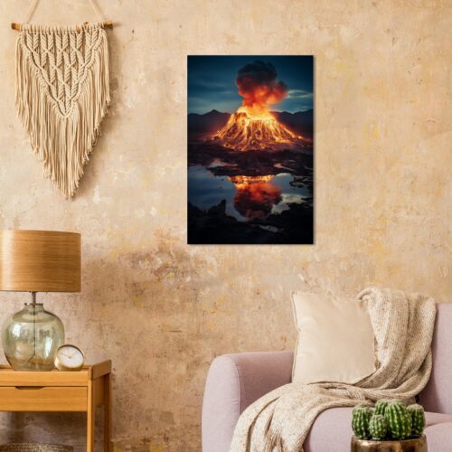 Volcano Wall Art #08 Volcano Wall Art #08
