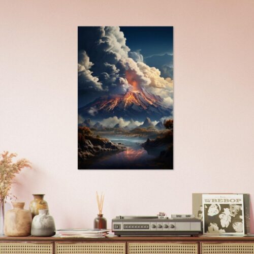 Volcano Wall Art #02 Volcano Wall Art #02