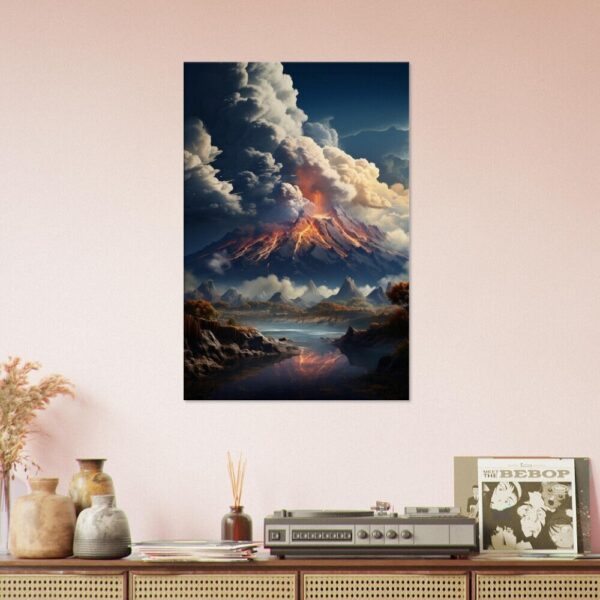 Volcano Wall Art #02 Volcano Wall Art #02