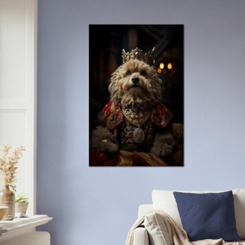Royal Dog Pictures Canvas Print Royal Pooch #32