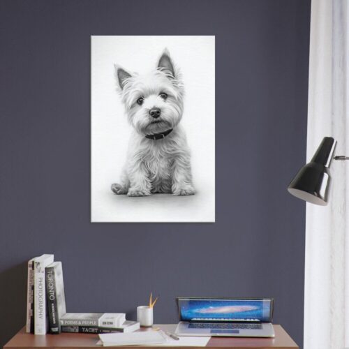 Westie Wall Art: Premium Terrier Print