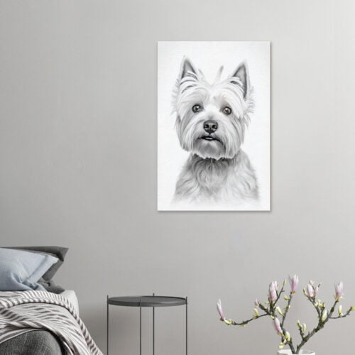 Westie Wall Art: High-Resolution Highland Terrier Decor