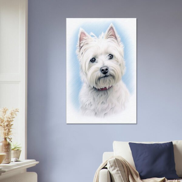 Westie Wall Hanging Art: #06