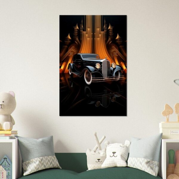 Art Deco Car #02 : Print available on Canvas, Poster or Framed Poster