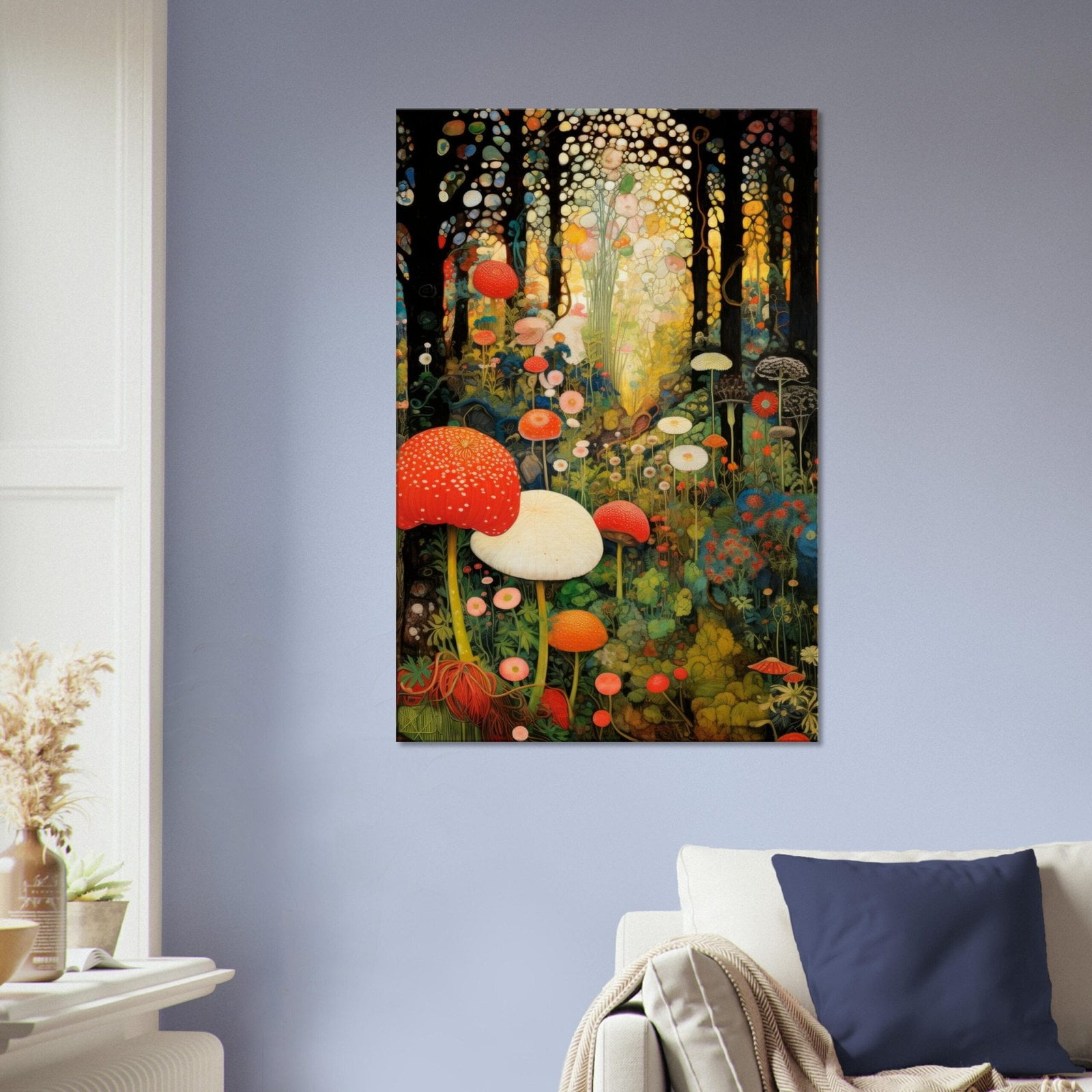 Dreamlike Landscape 02 : Gustav Klimt Style Canvas Print 1 Dreamlike Landscape 02 : Gustav Klimt Style Canvas Print
