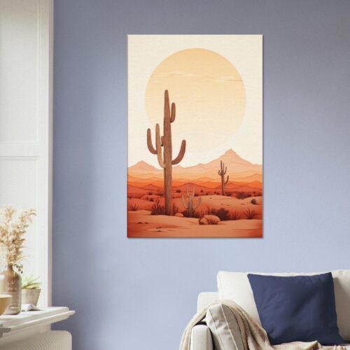 Minimalist Watercolour landscape 08 : Canvas Print