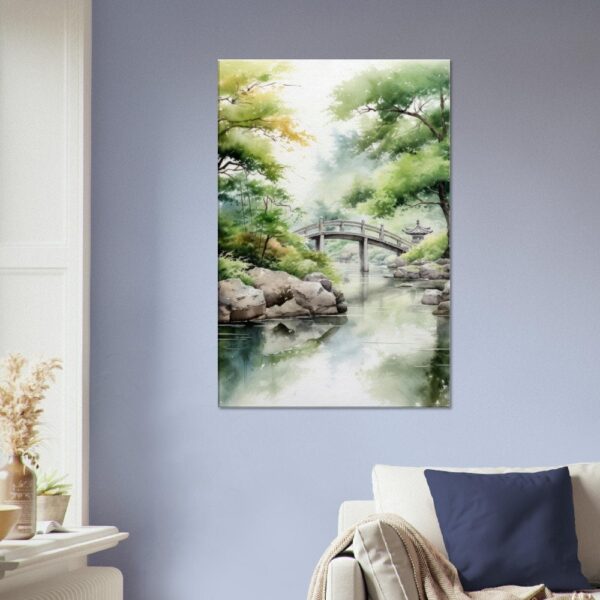 Minimalist Watercolour landscape 12 : Canvas Print Minimalist Watercolour landscape 12 : Canvas Print