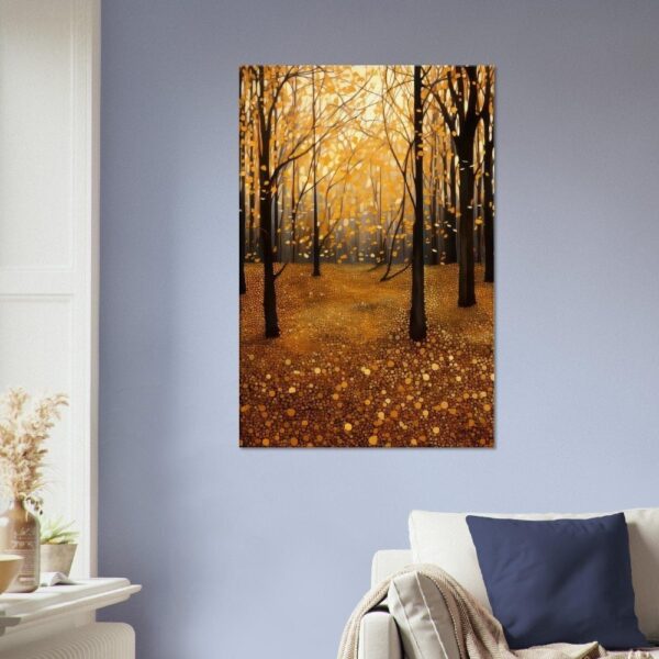 A Woodland Scene 05 : Gustav Klimt Style Canvas Print