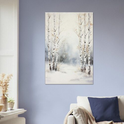 Minimalist Watercolour landscape 13 : Canvas Print