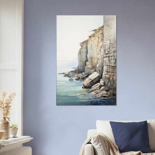 Minimalist Watercolour landscape 14 : Canvas Print