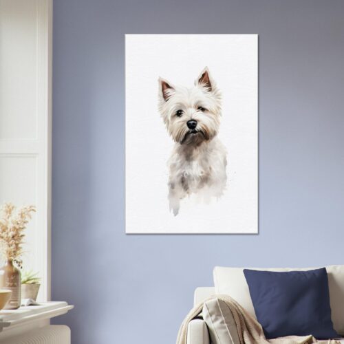 Westie Wall Art: Premium Terrier Print