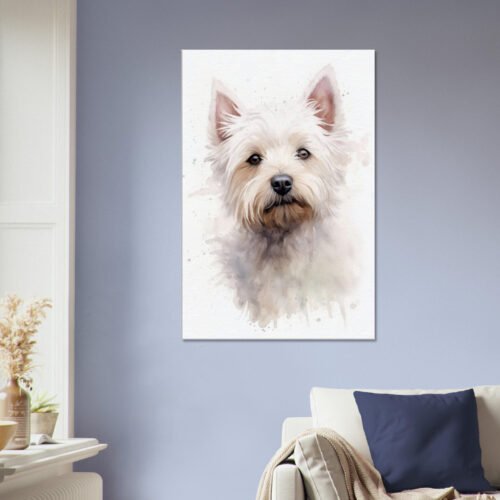 Westie Wall Hanging Art