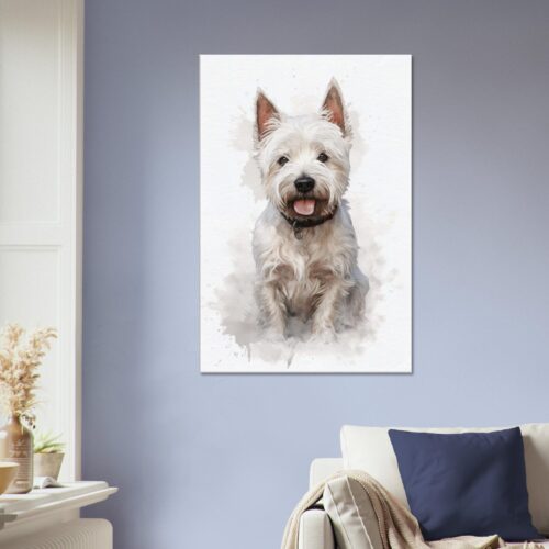 Westie Wall Hanging Art: #04