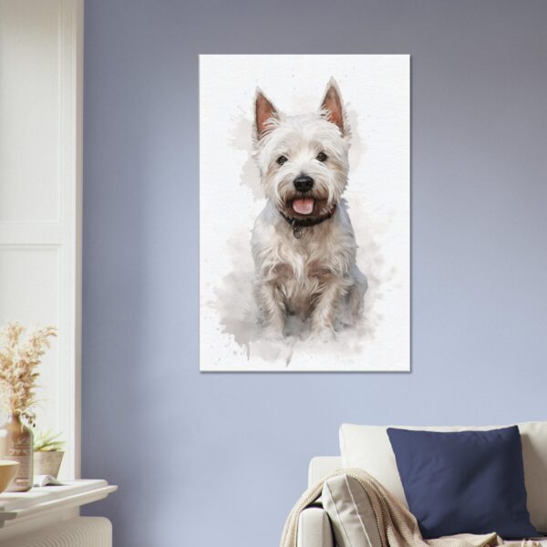 Westie Wall Hanging Art: #04 Westie Wall Hanging Art: #04
