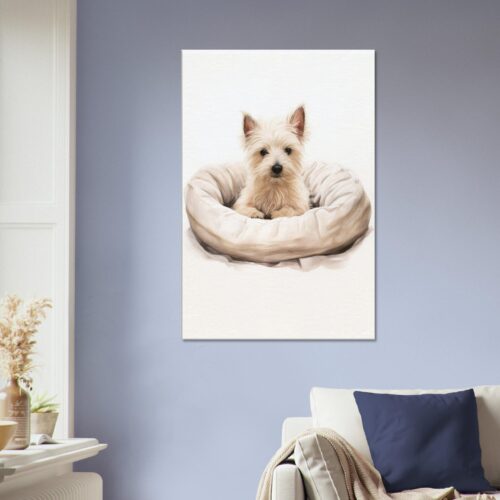 Westie Wall Hanging Art: #02