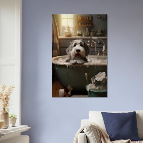 Dog in a Bath Dog in a Bath